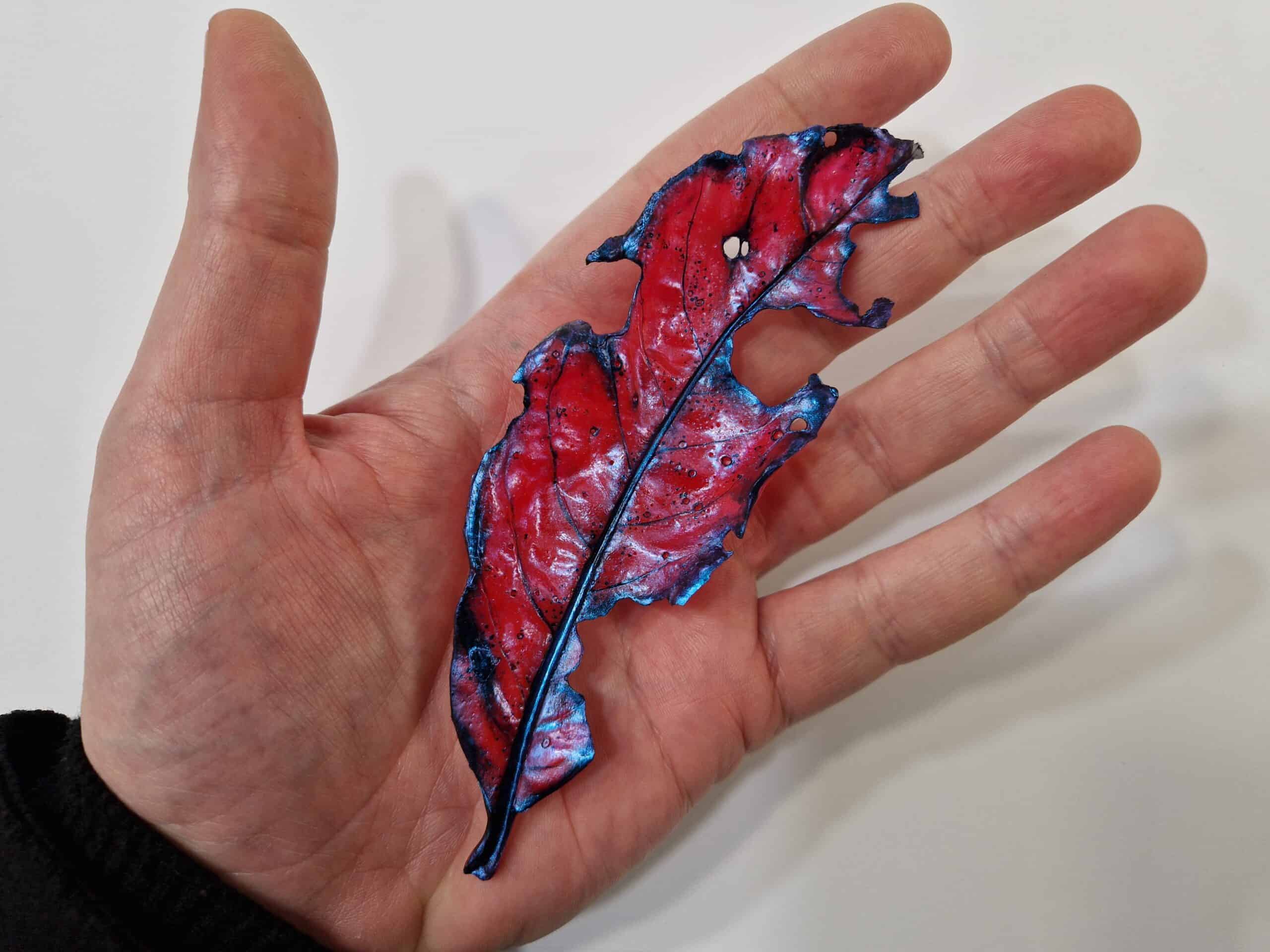 Distressed Cherry Laurel Leaf