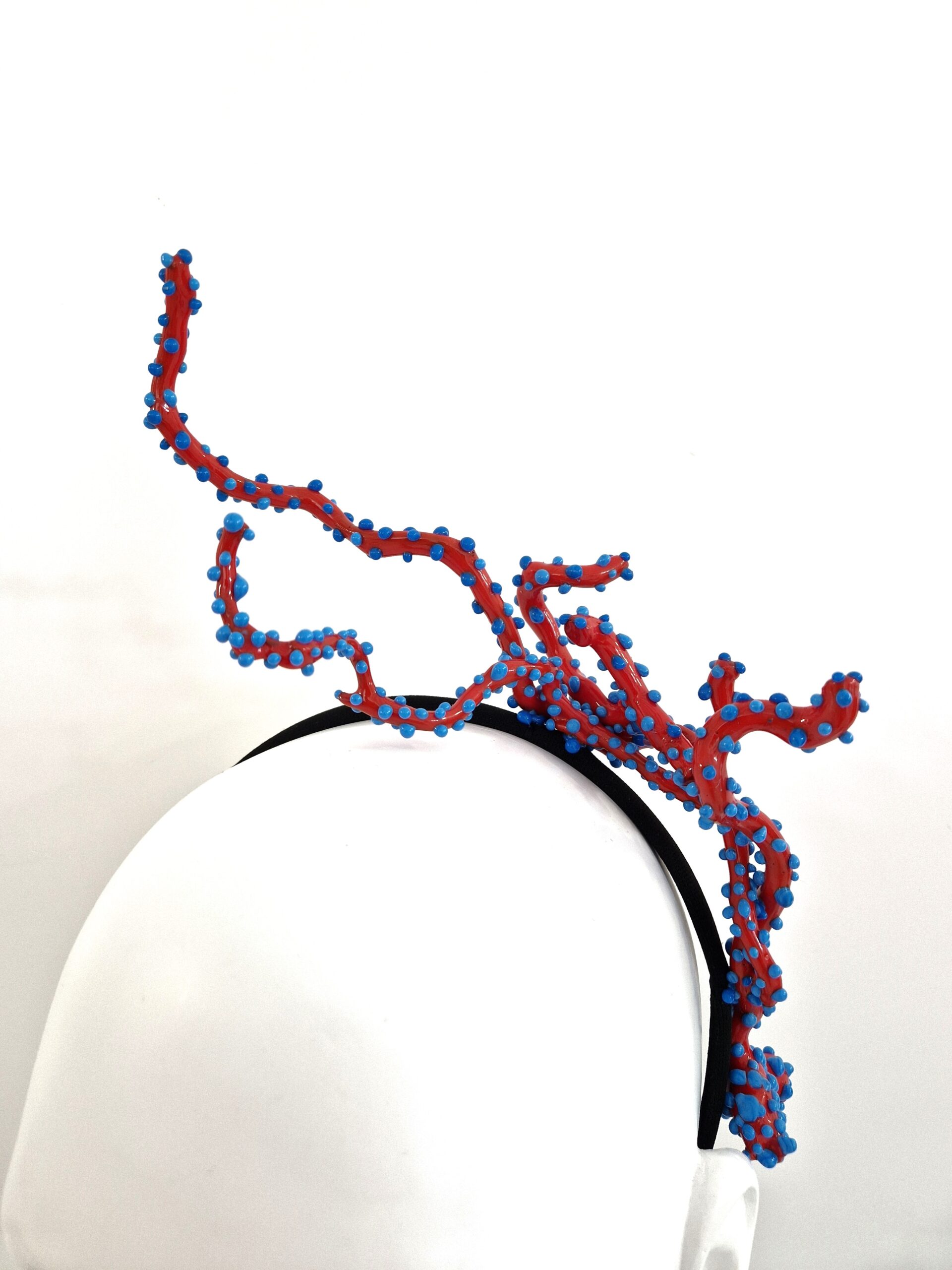 Red Blue Coral Branches