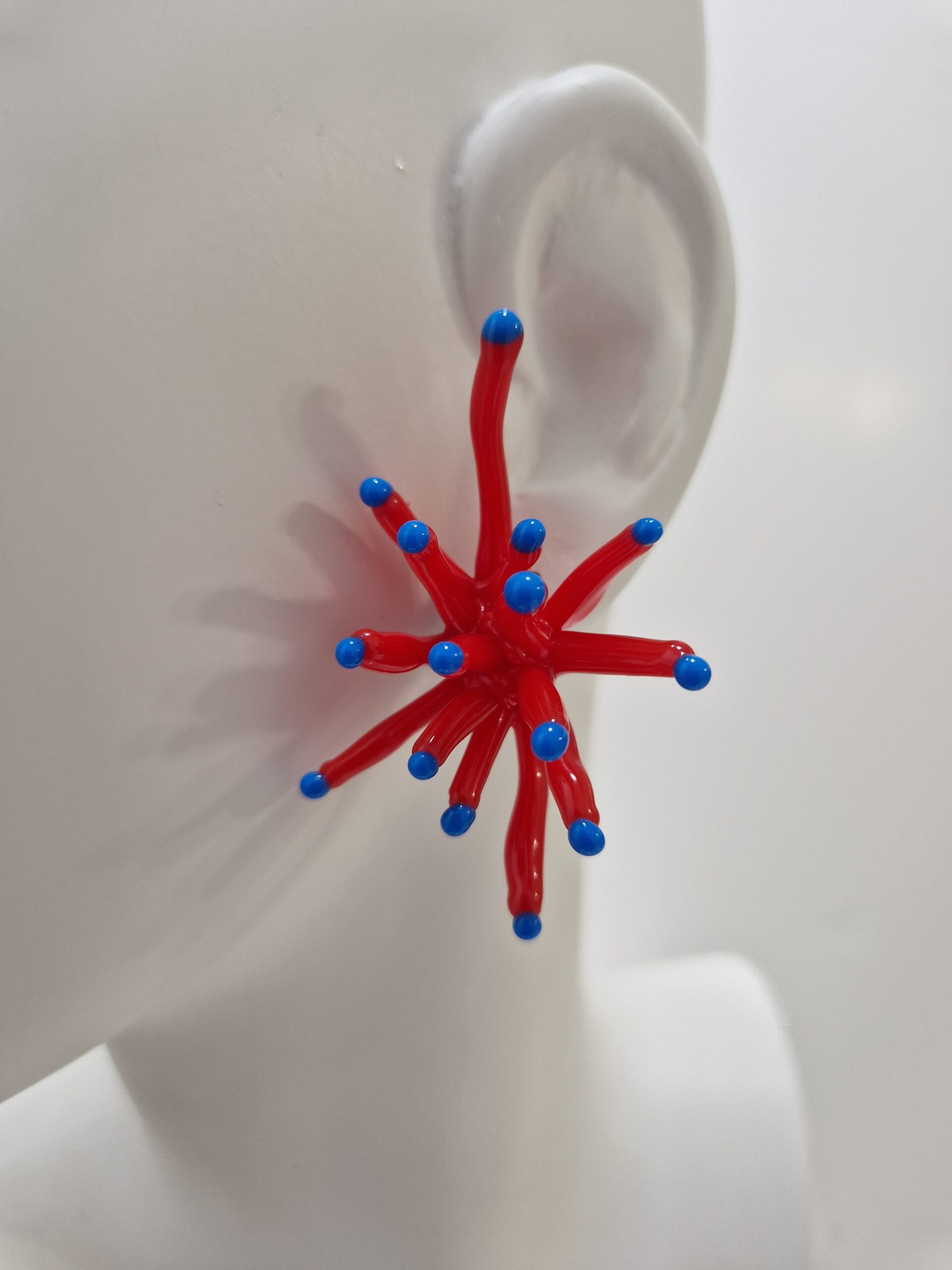 Red Blue Sea Anemone