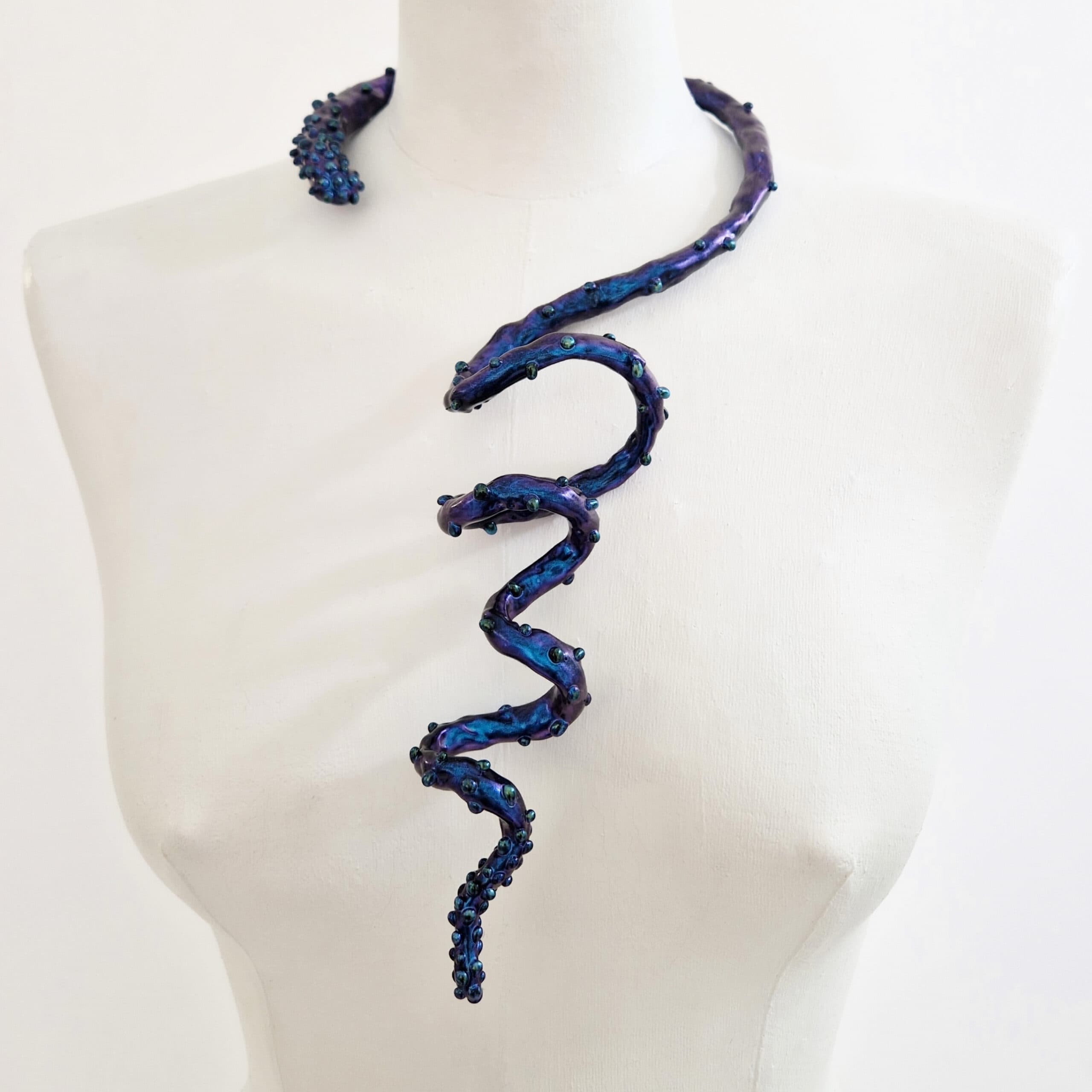 Purple Twisted Spiral Coral